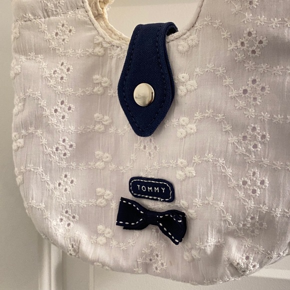 Tommy Hilfiger Lace Bag Small White with Rope handles Brand New Never been used - Picture 11 of 13